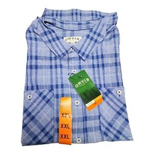 0106 - Orvis Short Sleeve Tech Shirt Plaid NWT - Multiple sizes available
